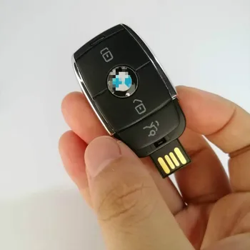 Gudrs USB Flash Drive Reālo Spēju bens Visiem Auto Logotipa Taustiņu 8GB 16GB 32GB 64GB Pen Drive Pendrive Atmiņas karti un U diska, vw