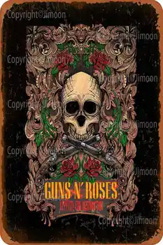Guns N 'Roses slash Apetīti Iznīcināšanas Alvas Metāla Zīme, Sienas Dekori Jautri, Apdare, Mājas Virtuve, Bāra Telpa, Garāža Retro plakāts