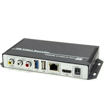 H. 265 Ultra HD (4K Video, Audio Decoder IP Straumēšanas Dekoderi IP HDMI + CVBS AV Atbalsta 4K Produkcija Dekodēšanas Encoder