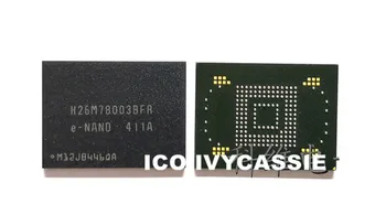 H26M78003BFR eMMC BGA169 NAND Flash IC 64GB Atmiņu Čipu Pielodēti Bumbu