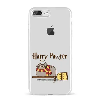 Harries Mākslas Burvju Filmu Tālrunis Lietā Par Iphone 11 12 7 8 Pro Mini XS Max Xr X PLU Vāciņš Aprīkots Pārredzamu Coque