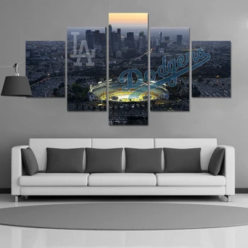 HD Drukāt Beisbola Los Angeles Dodgers Fani Glezna uz audekla sienas māksla attēlu mūsdienu mājas dekoru druka kanvas glezna /PT1146
