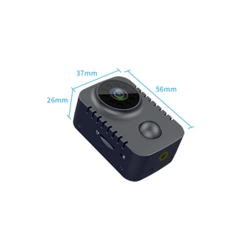 HD Mini Ķermeņa Fotokameras Bezvadu 1080P Drošības Kabatas Kameras Kustības aktivizē Mazo Aukle Cam Automašīnām Gaidīšanas PIR Espia Webcam