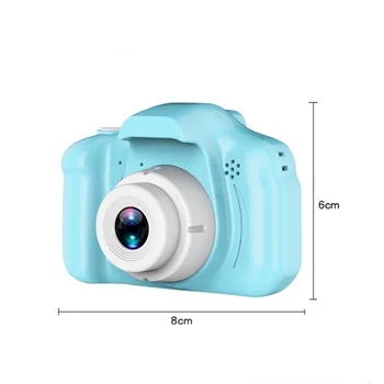 HD Projekcijas Digitālā Fotokamera Jaunu Bērnu Digitālā Kamera Modernizētas Litija Akumulators Mini Kid 2MP Kamerām, Portatīvajiem Gudrs Kakls Bērns