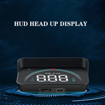 Head Up Display Ceļojums Uz borta Datora, Auto Digitālās OBD2 Nobraukumu OBD Braukšanas Datora Displejs Spidometrs Temperatūras Rādītājs