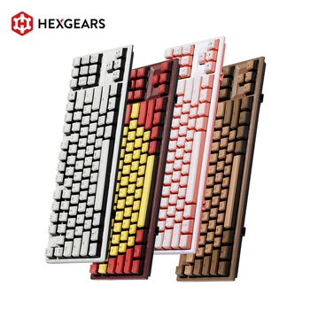HEXGEARS X3 Jaunu jaunināšanas Mehāniskā Tastatūra 87 Taustiņu PBT Keycaps Kailh RŪTIŅU Pārslēgt Spēļu Klaviatūra USB Vadu/2.4 Ghz Wireless PC