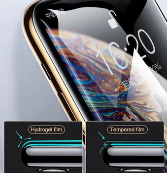 Hidrogelu Filmu iPhone 12 11 Pro Xs Max X Screen Protector For iPhone Hidrogelu Filmu Pilnībā Segtu Ekrāna Aizsargs