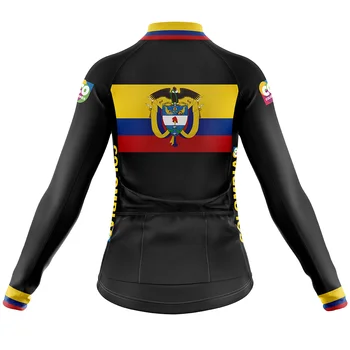 HIRBGOD par Kolumbijas Sieviešu Velosipēdu Jersey Tricolor Svītrainām Velosipēdu Jersey Āra Apaļu Kakla Poliestera Izjādes Apģērbu,TYZ529-03