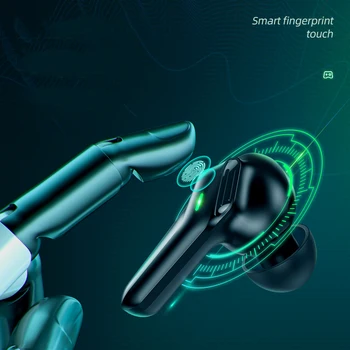 HOCO Taisnība TWS spēle Bezvadu Bluetooth 5.0 Austiņas Trokšņa Slāpēšanas Sporta earbuds Waterprof Austiņas 320mAh Uzlādes Kaste