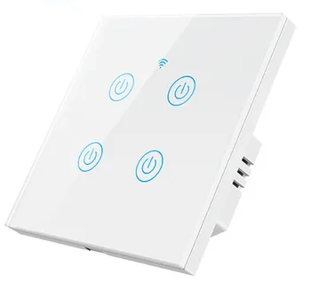 Homekit nav Neitrāla Nepieciešams WiFi ES Standarta Smart Switch Pieskarieties Taustiņu, 1/2 Banda 110-240V Mājas Automatizācijas