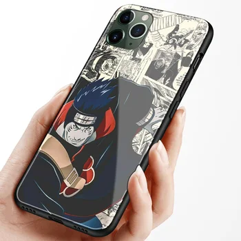 Hoshigaki Kisame Shippuden anime telefonu gadījumā stikla apvalks iPhone SE 6s 7 8 x xr xs 11 pro max Samsung S piezīme 10 20 ultra Plus