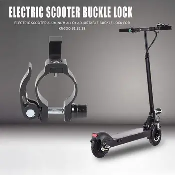 Hot Electric Scooter Alumīnija Sakausējuma Regulējamu Sprādzi Bloķēšanas Pacelšanas Stienis Drošības Gredzenu Skeitborda Piederumi Kugoo S1 S2 S3