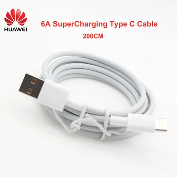 Huawei Mate 30 Sākotnējā 66W SuperCharge USB Type C Ātru Datu Uzlādes Kabelis Priekš Nova 7 Mate 20 30 40 P30 P40 Pro Godu 30 30S