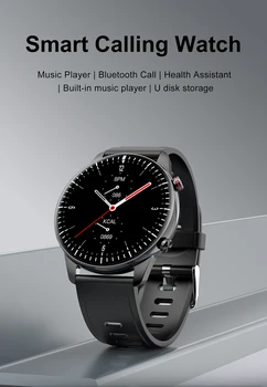 I15 Smart Skatīties 1G Atmiņas Vīriešu Sporta Bluetooth Zvanu sirdsdarbība Aproces Atbalsta MP3 Mūzikas Atskaņotājs Pievienojiet TWS Austiņas Skaļruni