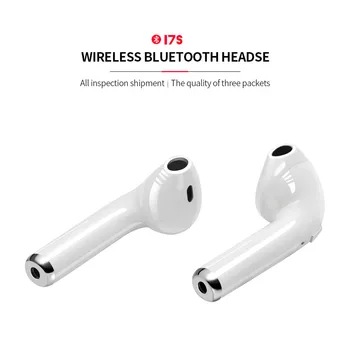 I7s tws Bezvadu Austiņas Bluetooth 5.0 Austiņas sporta Earbuds Austiņas Ar Mic Uzlādes lodziņā Austiņas, Lai visiem viedtālruņu