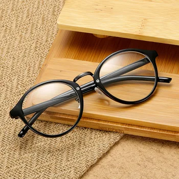 Iboode Kārtā Gatavo Tuvredzība Brilles Sievietēm, Vīriešiem Metāla Tuvredzīgs Brilles -1.0 -1.5 -2.0 -2.5 -3.0 -3.5 -4.0 -5.0 -5.5, Lai -6.0