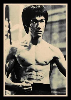 Ideāls JL Bruce Lee Plakātu Sienas Uzlīmes Vintage Plakātu, Izdrukā Augstas Kvalitātes Bāra Un Mājas Dekoru LXLHB01