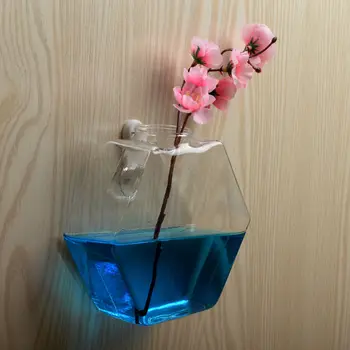 Iekarināmās Puķu Pods Stikla Vāze Vintage Radošais Terārija Sienas Zivju Tvertnes Akvāriju Tvertne Hidroponiskas Augu Pārredzamu Vāze