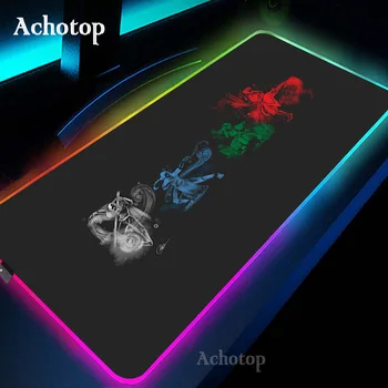 Iemiesojums Pēdējā Airbender LED Gaismas peles paliktnis RGB Tastatūras Vāciņš Galda paklājiņš Krāsains Virsmas Peles Paliktņa Ūdensizturīgs PC Gamer Datoru