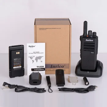 Inrico T522A Lētāko walkie talkie app 4G tīkla runāt radio, GPS, Bluetooth Izturīgs telefona portatīvie radio 50km 100 km