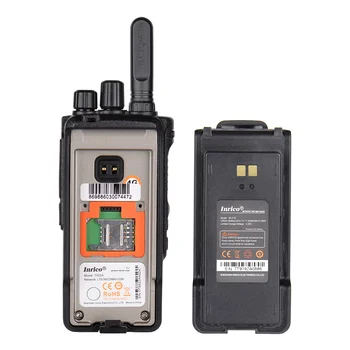Inrico T522A Lētāko walkie talkie app 4G tīkla runāt radio, GPS, Bluetooth Izturīgs telefona portatīvie radio 50km 100 km