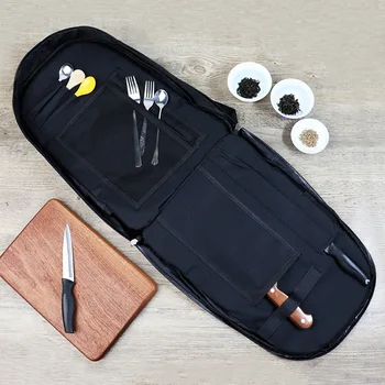 Instrumentu soma Āra portatīvo šefpavāra nazis uzglabāšanas soma Oxford auduma plecu nazis soma portatīvo galda piederumi glabāšanas bag instrumentu soma