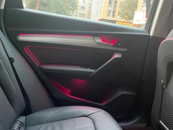 Interjera Atmosfēru Gaismas Audi Q5 2016-2019 Krāsas apkārtējās gaismas Durvju kontūru gaismas
