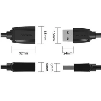 Intervences USB 2.0 Extension Kabelis Datu Sieviešu un Vīriešu Extender Cable 1m/1.5 m/2m/3m/5m Tālruņa Uzlādes Datoru USB2.0 Paplašināšana