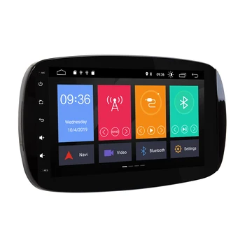 IPS DSP 1 din Android 10 Auto Multimedia Player Mercedes Smart Fortwo 2016 2017 Radio, GPS Navigācija, Stereo Galvas Vienības