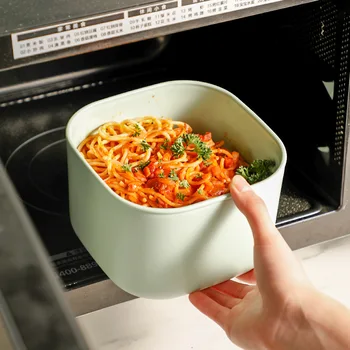 Ir 2021. 5 Krāsu 4 Izmēra Ledusskapis Mikroviļņu Pusdienas Kaste, Gumijas PP Dinnerware Pārtikas Uzglabāšanas Tvertnes Mājas Piederumi Virtuves Rīki