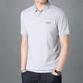 Ir 2021. Augstākās Kvalitātes Jaunas Vasaras Pavisam Vienkāršā Vīriešu Polo Krekls Vienkrāsainu Kokvilnas Korejas Īsām Piedurknēm Ikdienas Topi Veidos Vīriešu Apģērbs