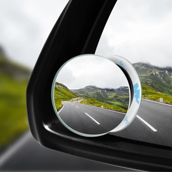 Ir 2021. Auto 360 Platleņķa Apaļi Izliekta Spoguļa Automašīnu Transportlīdzekļa Sānu Blindspot Blind Spogulis, Platleņķa Atpakaļskata Spogulis, Mazs Apaļš Spogulis