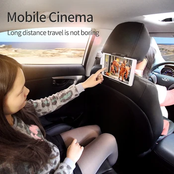 Ir 2021. Auto Tablete Tālruņa Turētāju, Seat Noregulējamu iPad Stends, Auto Telefona Turētājs Pagalvi 360 Rotācijas Mobilo Telefonu Mount Turētājs