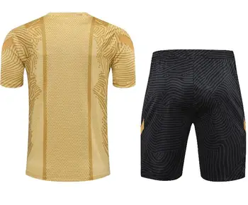 Ir 2021. dažādām īsām piedurknēm uzvalks sērijas vīriešu īsām piedurknēm dziesmu uzvalks futbola treniņu tērps, T-krekls, šorti futbola tērps, tērps