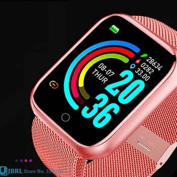 Ir 2021. Dāmas Sporta Aproce Smart Skatīties Sieviešu Smartwatch Vīriešiem Smartband Android, IOS Ūdensizturīgs Fitnesa Tracker Gudru Vīriešu Pulkstenis
