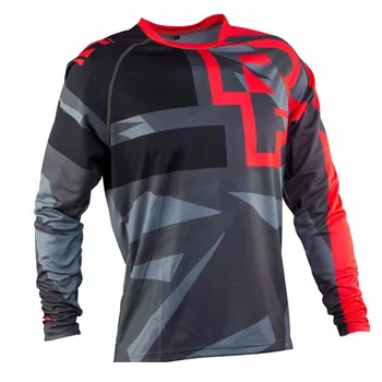 Ir 2021. Enduro Lejup Jersey Kalnu Velosipēds Sacīkšu Apģērbu Vīriešiem MTB Krekls Ilgi Moto GP Motokrosā T FXR FXR DH MTB Downhill