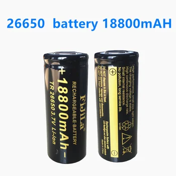 Ir 2021. Jauns Akumulators 26650 3,7 V 18800mA Uzlādējams Akumulators 50A Litija Akumulators Piemērots elektroinstrumenti