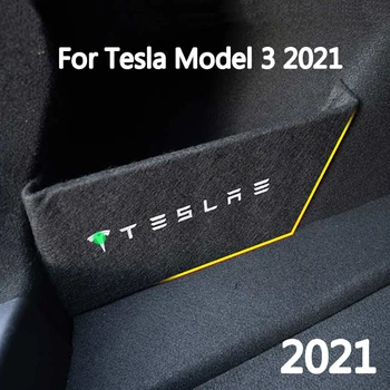 Ir 2021. Jaunu Auto Astes Uzglabāšanas Kaste Deflektors Boot Deflektors Piederumi Tesla Model 3 2017-2021