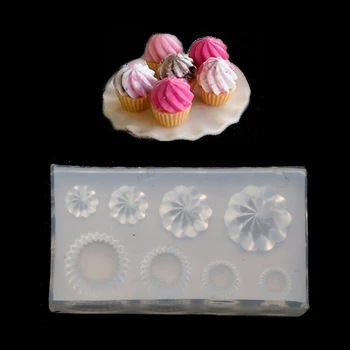 Ir 2021. Jaunu DIY 3D Stikla Pudele Sveķu Pelējuma Goblet Kausa Imitētu Pārtikas Mini Kūka Silikona Veidnē 2020. gada tendence