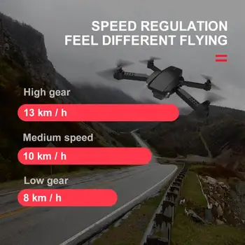 Ir 2021. Jaunu F97 RC Dūkoņa 4K IZŠĶIRTSPĒJAS Dual Kameras Platleņķa Fotografēšanas WIFI FPV 360 Grādu Roll Galvām Režīmā Salokāms Quadcopter Bērniem Rotaļlietas