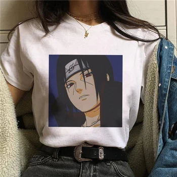 Ir 2021. Jaunu Japāņu Anime, Cool Sieviešu T Uchiha Sasuke T Streetwear Grafiskais Zaudēt Pāris Smieklīgi Topi Vintage T-krekls