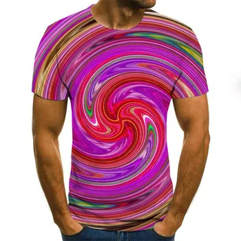 Ir 2021. jaunu vīriešu krāsu iespiests T-krekls, lauva modelis apkalpes kakla džemperis, 3D T-krekls