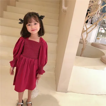 Ir 2021. Jaunā Pavasara vasaras meitene pleds Princese kleitas bērnu bērni bērnu ikdienas izšūšanas birthday party kleitas