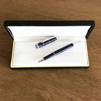 Ir 2021. jaunāko pokera ziedu zilā sveķu lodīšu pildspalvu korejas kancelejas mb gēla pildspalvas biroja piederumi