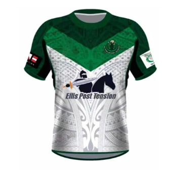 Ir 2021. Maori Visas Zvaigznes Vīriešu Reprodukcija Jersey Regbija Sporta Krekls S-5XL