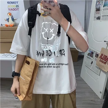 Ir 2021. Modes Japāņu Anime T Krekls Vīriešiem Sasuke Smieklīgi Karikatūra T-krekls Gadījuma Atdzist Streetwear Tshirt Pāris Hip Hop Top Tee Vīriešu