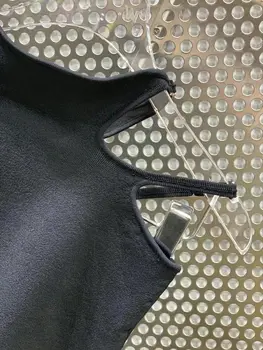 Ir 2021. pavasara jauns dizains sexy dobi no trikotāžas svārki melnā necaurlaidīgā maisā hip mini zīmuli svārki