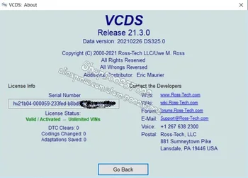 Ir 2021. Tiešām HEX-V2 VAG COM 21.3 VAGCOM 20.12.0 VCD HEX V2 USB Saskarni VW AUDI Seat Skoda Neierobežotu VINs Par 1996-2021