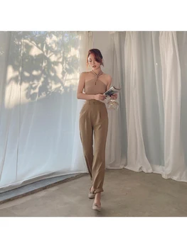 Ir 2021. Vasaras Jaunā Modes Apģērbu Sievietēm Bodysuit Elastīgs Slim, Sexy Pie Pleca Pavada Top Elegants Viens Gabals Apģērbs Jumpsuit
