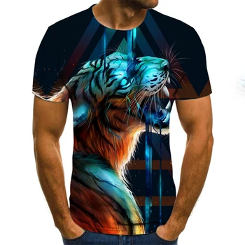 Ir 2021. vasaras stilu vīriešu un sieviešu modes īsām piedurknēm smieklīgi t-krekls 3d drukāšanas gadījuma t-krekls zvejas 3DT-krekls XXS-6XL